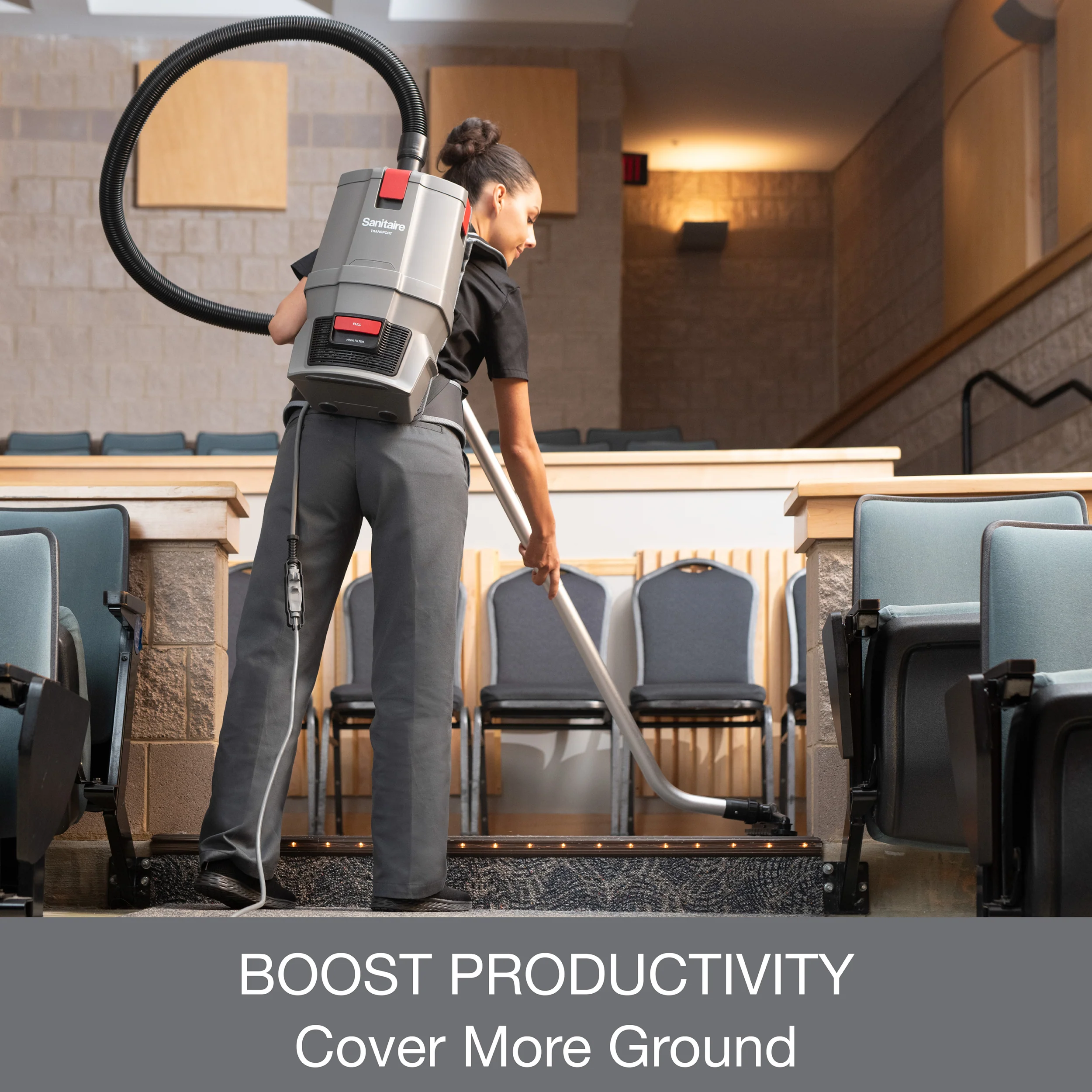 TRANSPORT® Commercial Corded Backpack Vacuum SC570A - Image 8